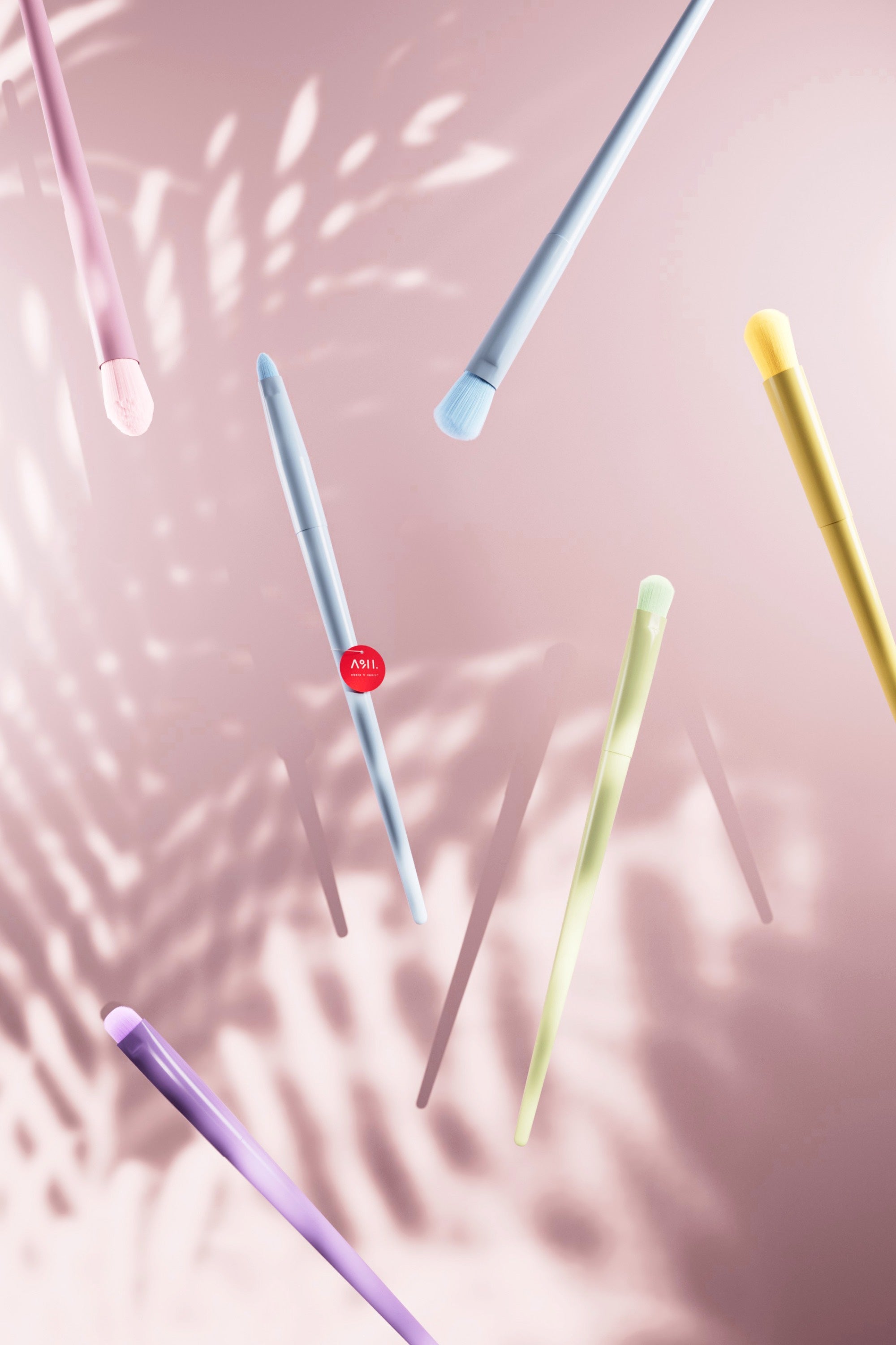 Colourful Minimalist 17-Piece Makeup Brush Set A&H